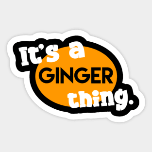 Ginger Sticker